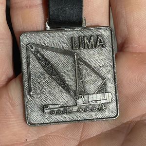 Vintage Lima Division Clark Watch Fob Crane Construction Equipment